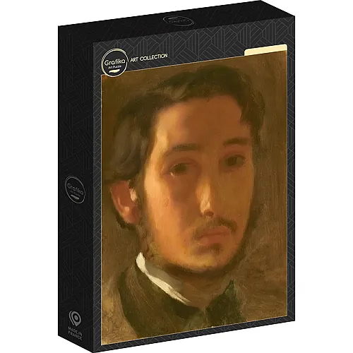 Grafika Puzzle Art Collection Edgar Degas Self-Portrait with White Collar, 1857 (1000Teile)