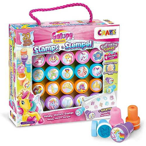 Stempelset Unicorn - 20 Teile