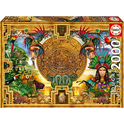 Educa Puzzle Azteken, Maya - 2000 Teile