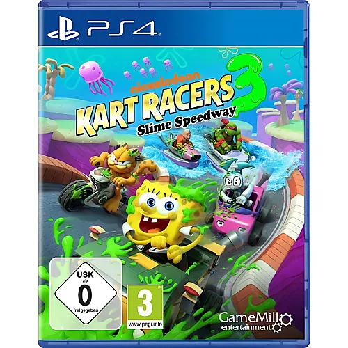 GameMill PS4 Spongebob Nickelodeon Kart Racers 3 Slime Speedway