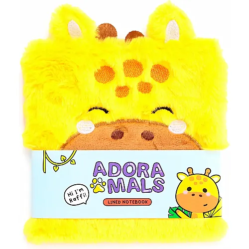 Puckator Giraffe Pl�sch Notizbuch