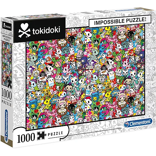 Clementoni Puzzle Impossible Tokidoki - 1000 Teile