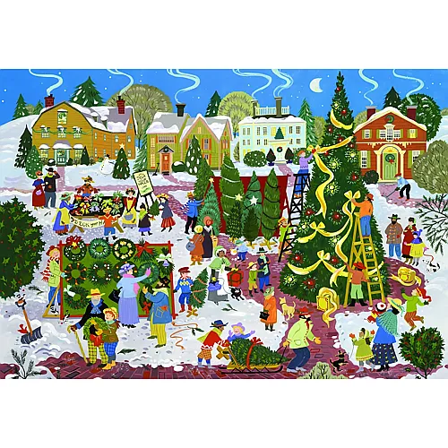 Alipson Puzzle Weihnachtsbaumfest - 1000 Teile