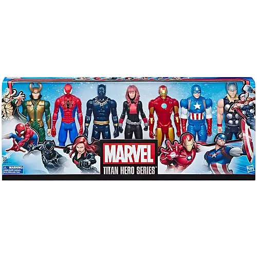 7er Pack Titan Hero Series Actionfiguren 30cm