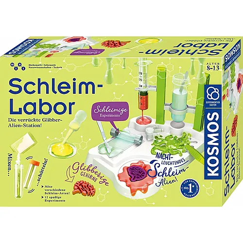 Kosmos Schleim-Labor, Die verrr�ckte Glibber-Alien-Station, Schleim im eigenen Labor selbst herstellen und schleimige