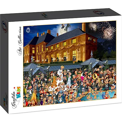 Grafika Puzzle Art Collection Fran�ois Ruyer Grafika Kids Ch�teau de Vallery - 12 Teile