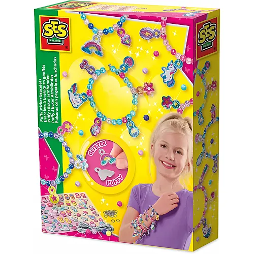 SES Puffy Glitter Sticker-Armb�nder