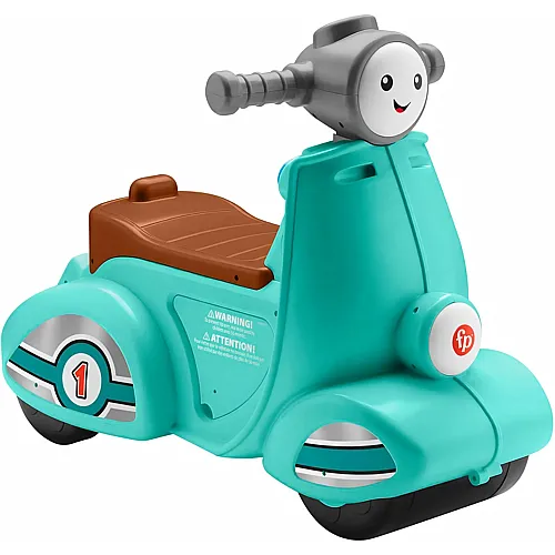 Fisher-Price Musikalischer Aufsitzroller mit 3 Lernstufen