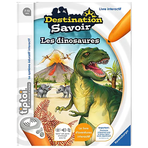 Ravensburger tiptoi Destination Savoir - dinosaures - Fran�ais