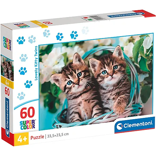Lovely Kitty Twins 60Teile