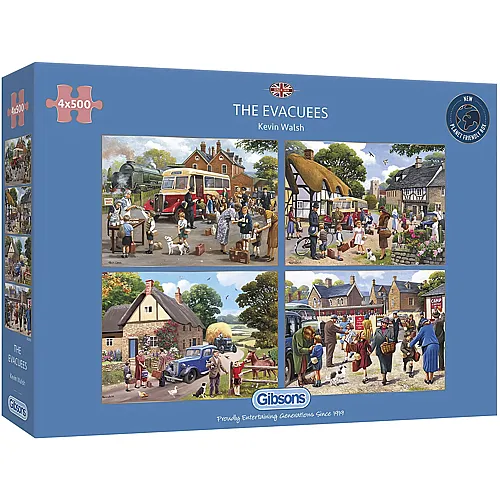 Gibsons Puzzle Kevin Walsh The Evacuees - 500 Teile