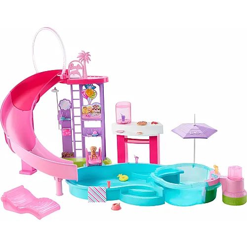 Barbie Traumpool Spielset mit Rutsche