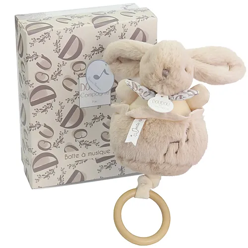 Doudou et Compagnie Musikspieluhr Hase Beige - 20 cm