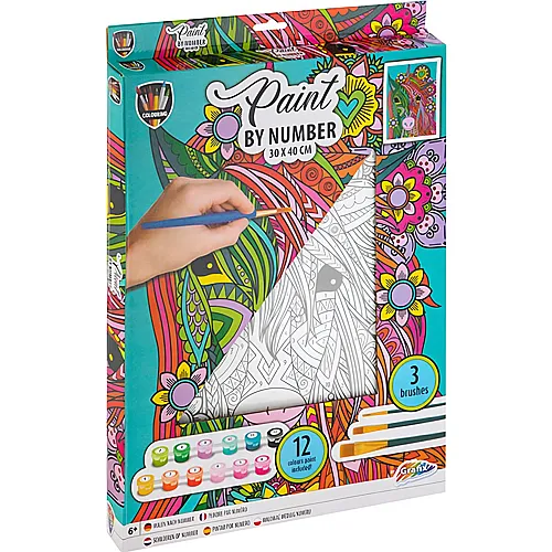Grafix Canvas Mal-Set Einhorn