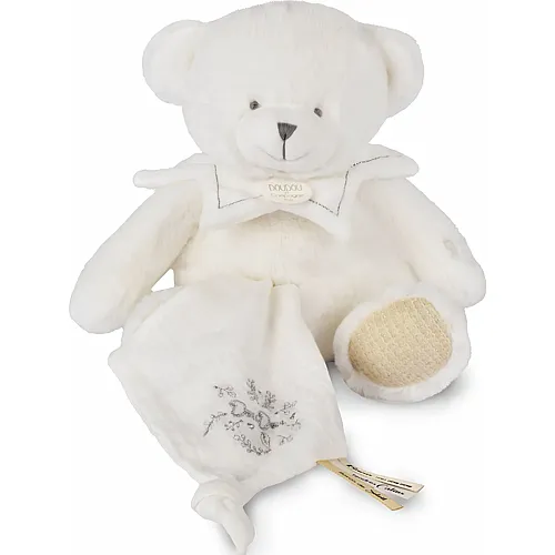 Doudou et Compagnie B�r mit Schmusetuch gold 30cm