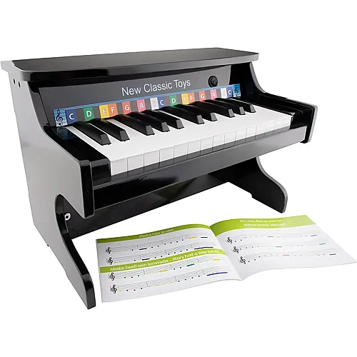 Elektronischer Piano mit 25 Tasten Schwarz
