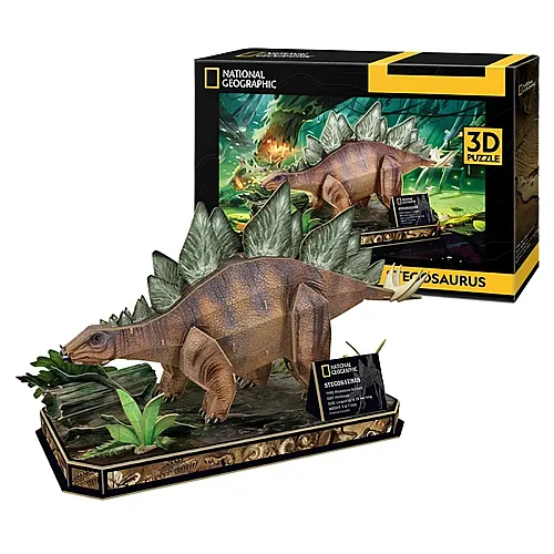 3D Stegosaurus 62Teile