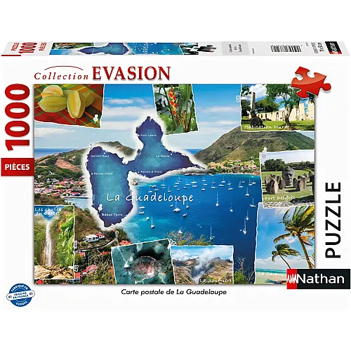 Postkarte von Guadeloupe 1000Teile