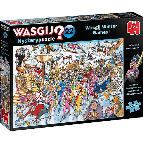 Jumbo Puzzle WASGIJ Mystery Winter Games (1000Teile)