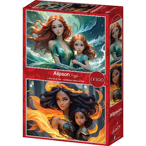 2in1 Wasser & Feuer 500Teile