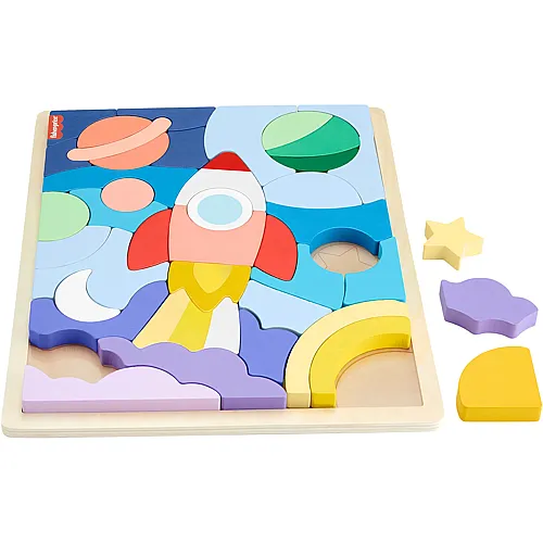 Weltraum Holz-Puzzle 42Teile