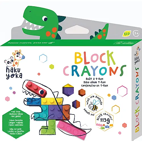 Block-Wachsmalkreiden T-Rex