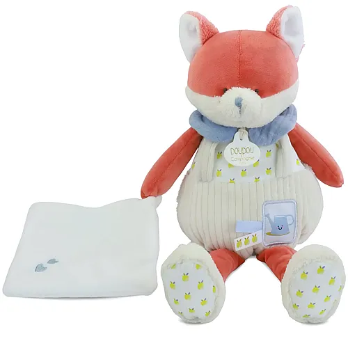 Doudou et Compagnie Fuchs Renard mit Schmusetuch - 28 cm