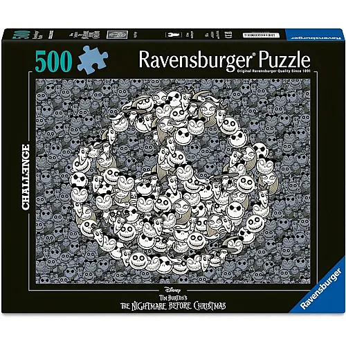 Ravensburger Puzzle Disney The Nightmare Before Christmas - King of Fright - 500 Teile