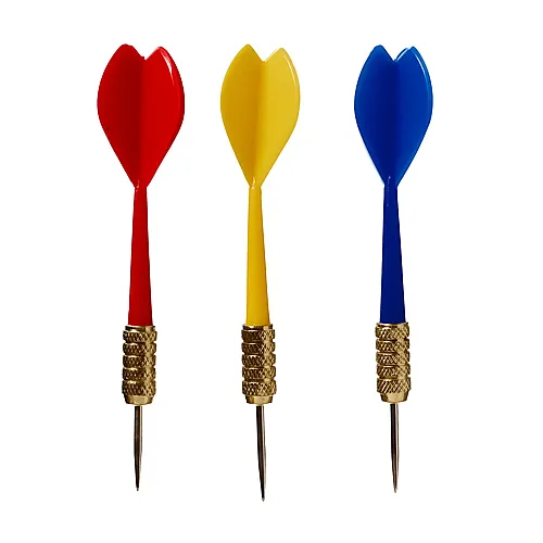 BEST Sporting 3 Dartpfeile 7 Gramm Messing mit Stahlspitze