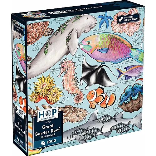 HOP - House of Puzzles Puzzle 1000 Teile Great Barrier Reef