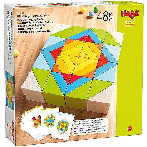 HABA Spiele 3D-Legespiel Wrfelmosaik