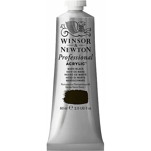 Winsor & Newton Professional Acrylic Acrylfarbe Marsschwarz - 60 ml
