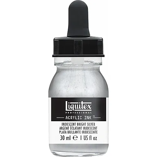 Liquitex Lqx Prof. Acrylic Ink 30ml Flasche Irisierendes Helles Silbe