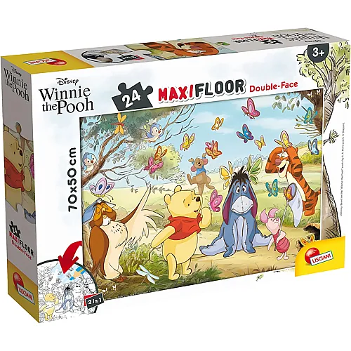 2in1 Winnie Pooh zum Ausmalen 24Teile