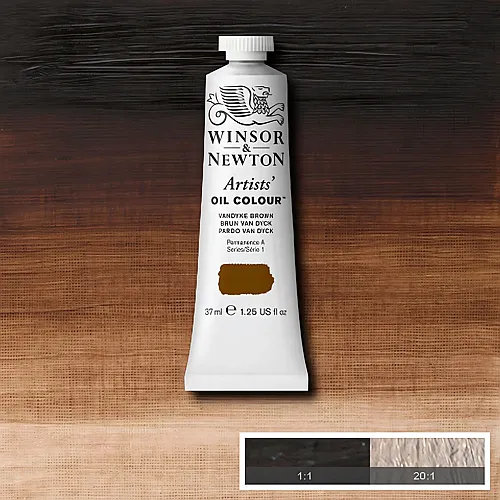 Winsor & Newton W&n Artists' Ölfarbe 37ml Tube Vandyke Braun