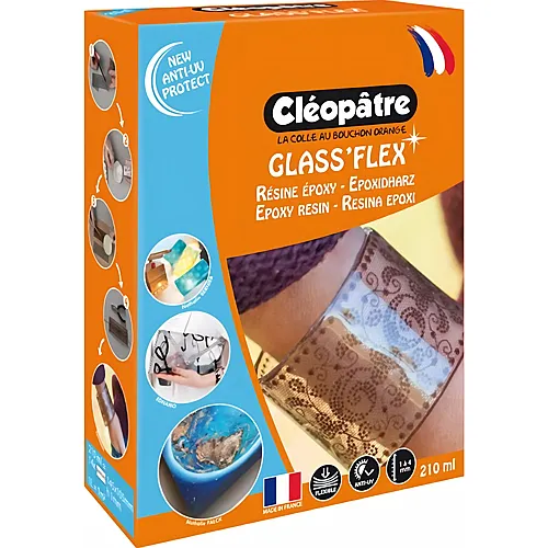 Cleopatre Glass'flex - Flexibel Gie��harz-set K�stchen 210ml