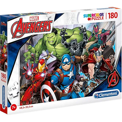 Clementoni Puzzle Supercolor Marvel The Avengers - 180 Teile