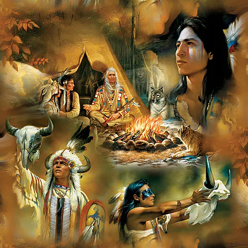 SunsOut Puzzle Russ Docken Native American Dreams - 1000 Teile