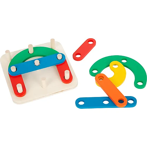 small foot Lernspiel Steckpuzzle Buchstaben und Zahlen
