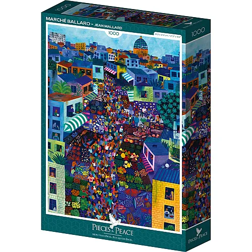 Pieces & Peace Puzzle Jean Mallard March� Ballaro - 1000 Teile