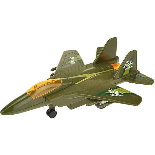 Die-Cast Kampfflugzeug mit Rckzug