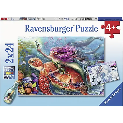 Ravensburger Puzzle Die Abenteuer der Sirenen - 24 Teile