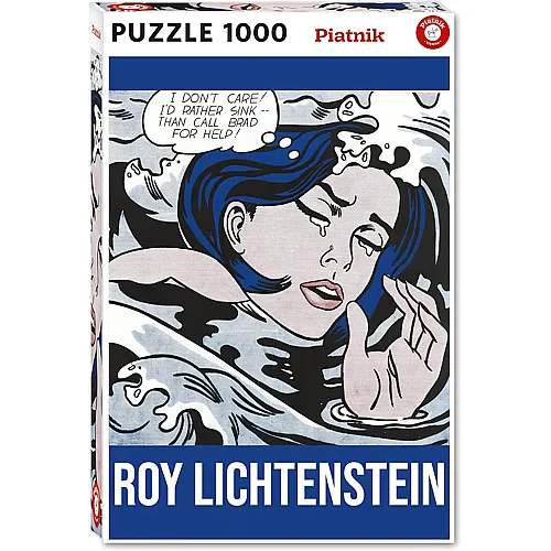 Lichtenstein Drowning Girl 1000Teile