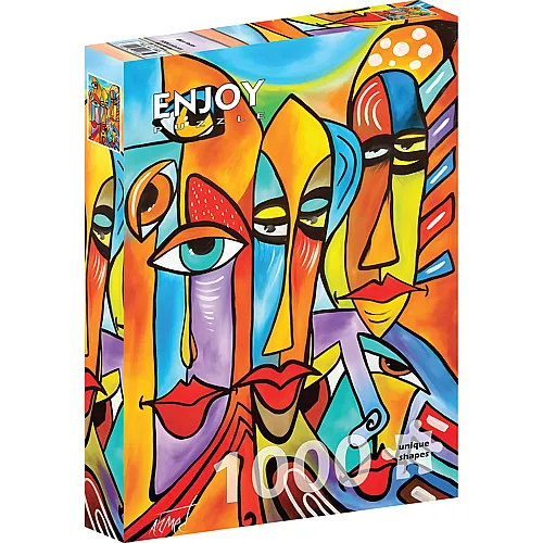 Enjoy Puzzle Faces - 1000 Teile