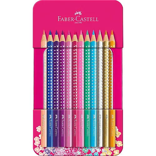 Faber-Castell Buntstifte Set Sparkle - 12 Teile