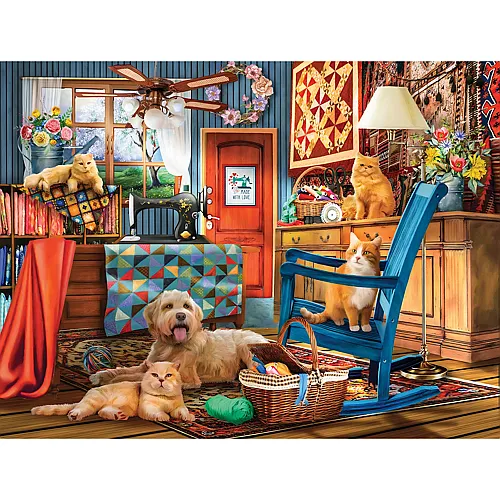 SunsOut Puzzle Tom Wood Made With Love - 300 Teile