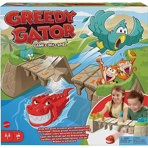 Mattel Games Greedy Gator (DE/FR)