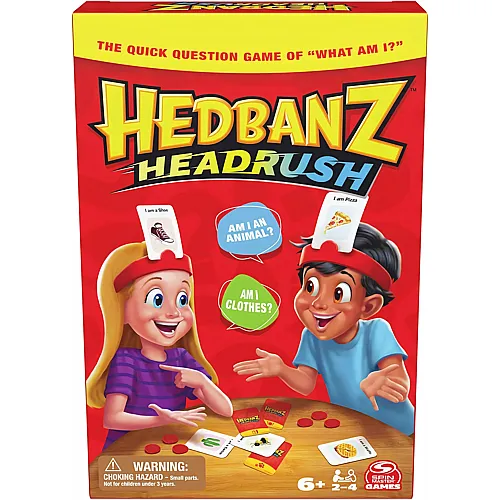 Spin Master Hedbanz Headrush Bilderratespiel � Brettspiele f�r die ganze Familie | Brettspiele f�r Kinder | Spielspa�| Spiele f�r Kinder