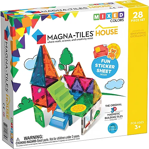 Magna-Tiles Haus Set (28Teile)