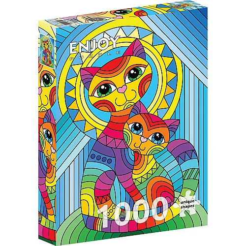 Enjoy Puzzle Inseparable Cat and Kitten - 1000 Teile